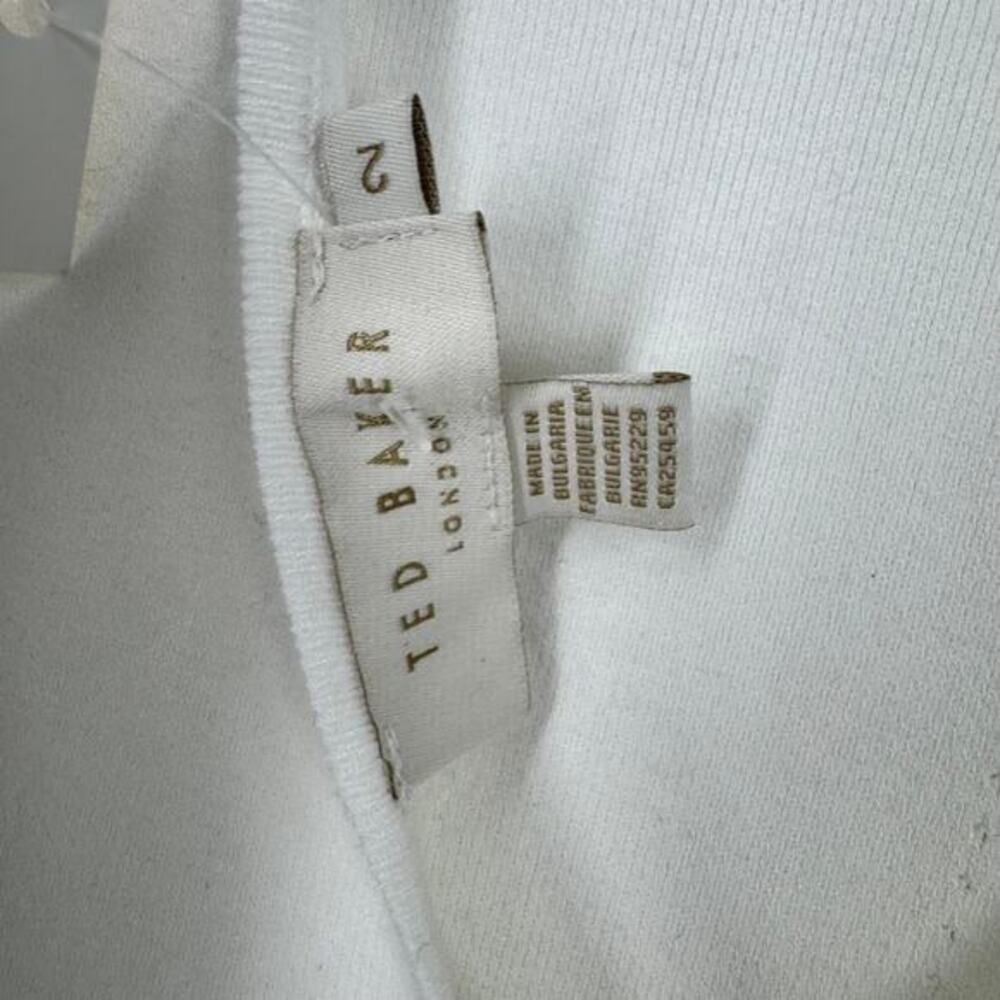 TED BAKER Skylir Mini Dress‎ In Ivory - Picture 2 of 3